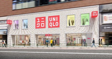 「ユニクロ新宿三丁目店」の外観イメージ