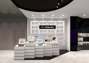 アイスタイルが化粧品ブランド向けに実店舗内に出店できるサービス「co-store」のイメージ