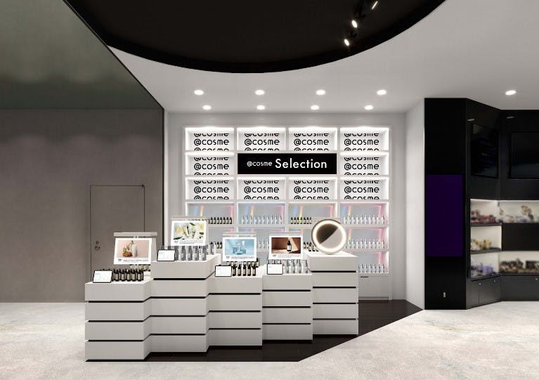 アイスタイルが化粧品ブランド向けに実店舗内に出店できるサービス「co-store」のイメージ
