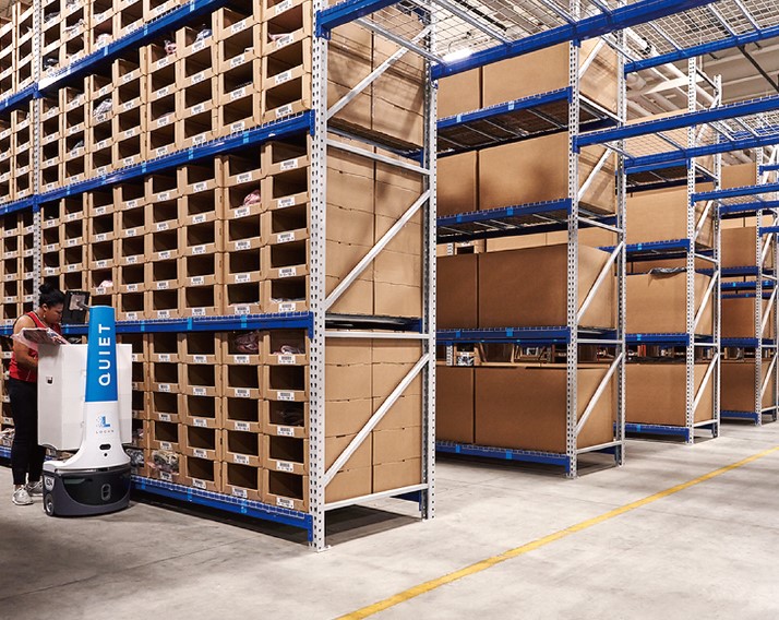 クワイエットロジスティクスの倉庫の様子