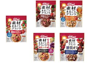 「ケロッグ素材まるごとグラノラシリーズ」