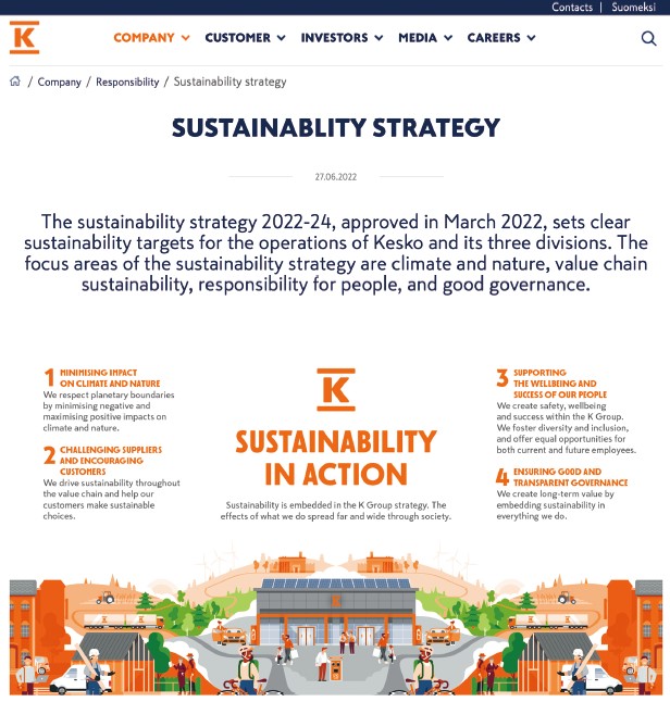 ケスコのサステナビリティの取り組み