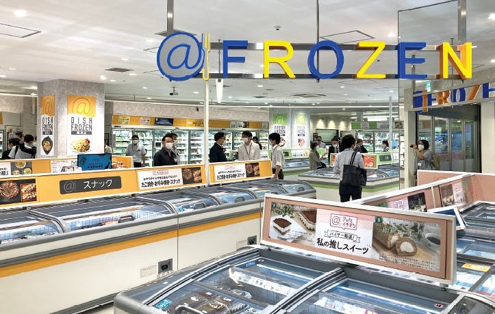 イオンリテールの「＠FROZEN」売場