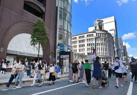 銀座の歩行者天国