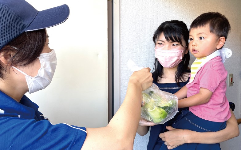 コープこうべの配達の様子