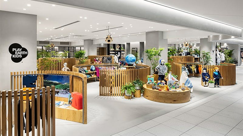 「恵比寿ガーデンプレイス　センタープラザ」にオープンするゴールドウインの新業態「プレイアースキッズ」のイメージ