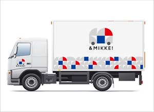 三井不動産のサービス名「&MIKKE!」のロゴを入れた移動販売車両のイメージ