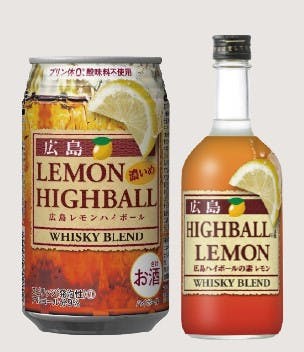 三井食品の「広島レモンハイボール濃いめ350ml缶」「広島ハイボールの素レモン500ml瓶」