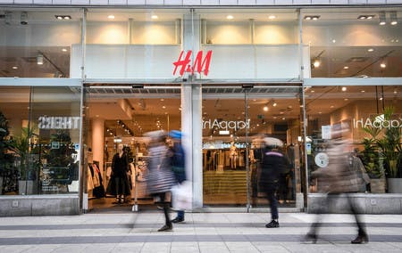 スウェーデンの首都ストックホルムの中心部にあるＨ＆Ｍ店舗