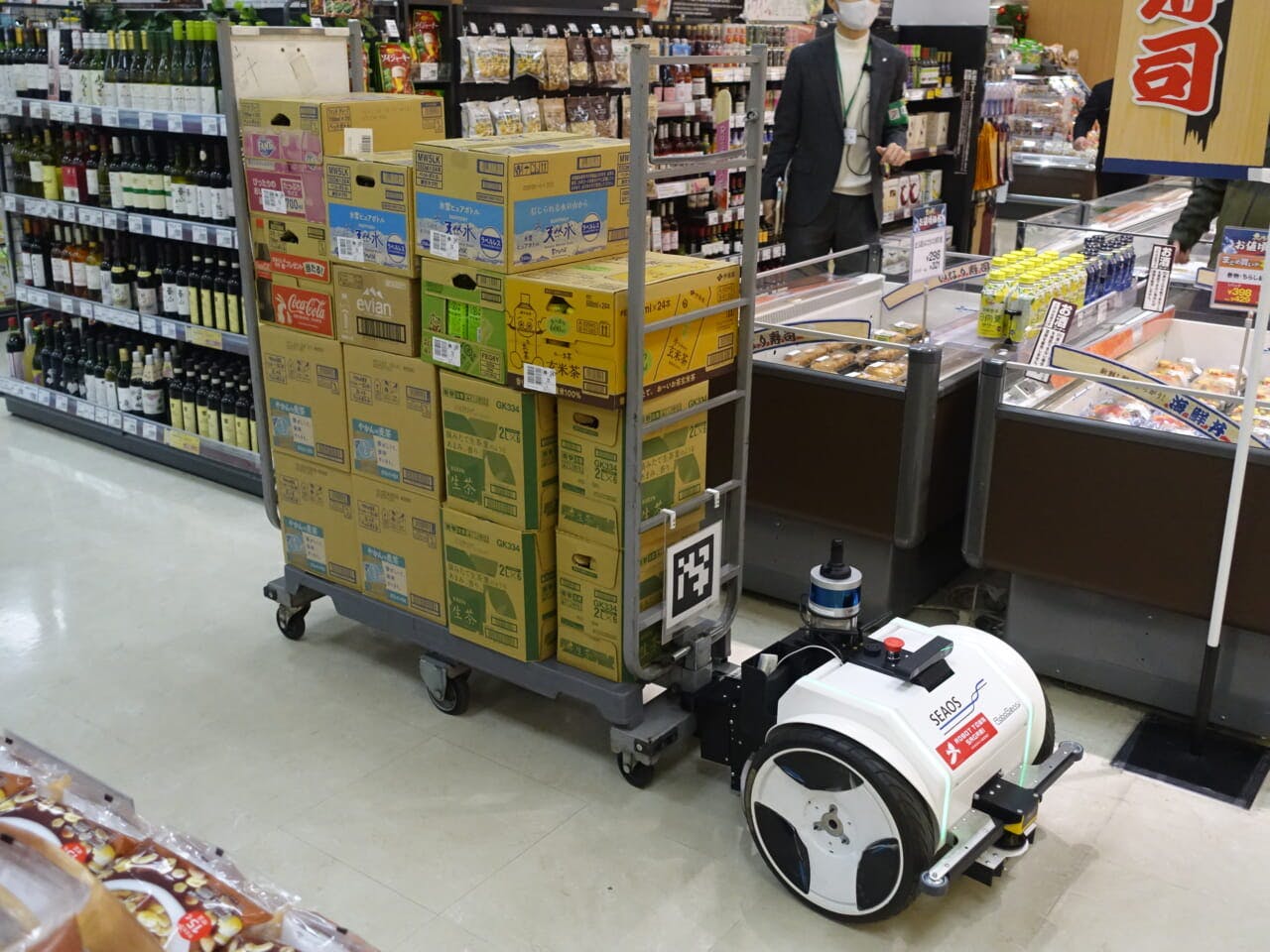 「品出し支援ロボット」