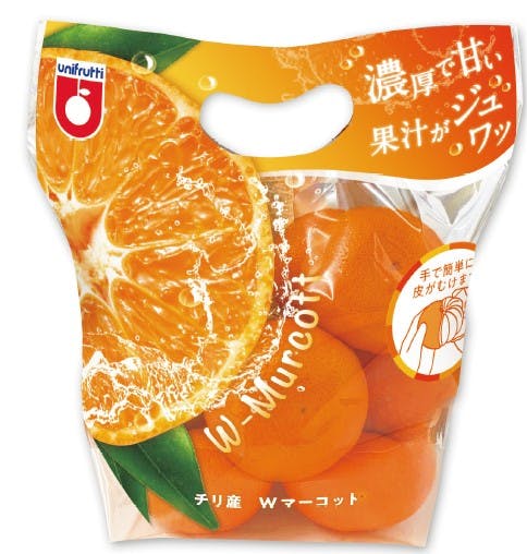 ユニフルーティージャパンのチリ産の「ダブルマーコット」