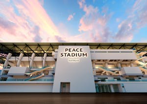 「PEACE STADIUM connected by SoftBank」