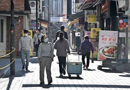 韓国ソウルの繁華街・明洞