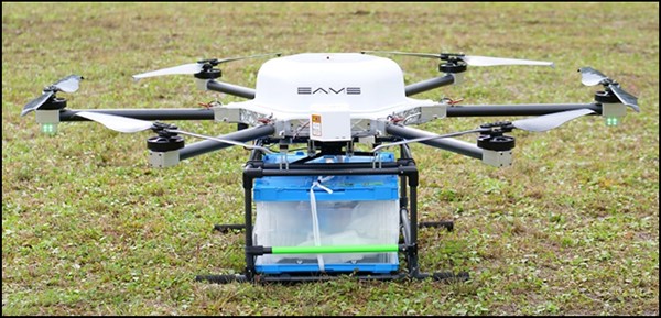 佐川急便やサンドラックが実証実験で使うイームズロボティクス製の機体