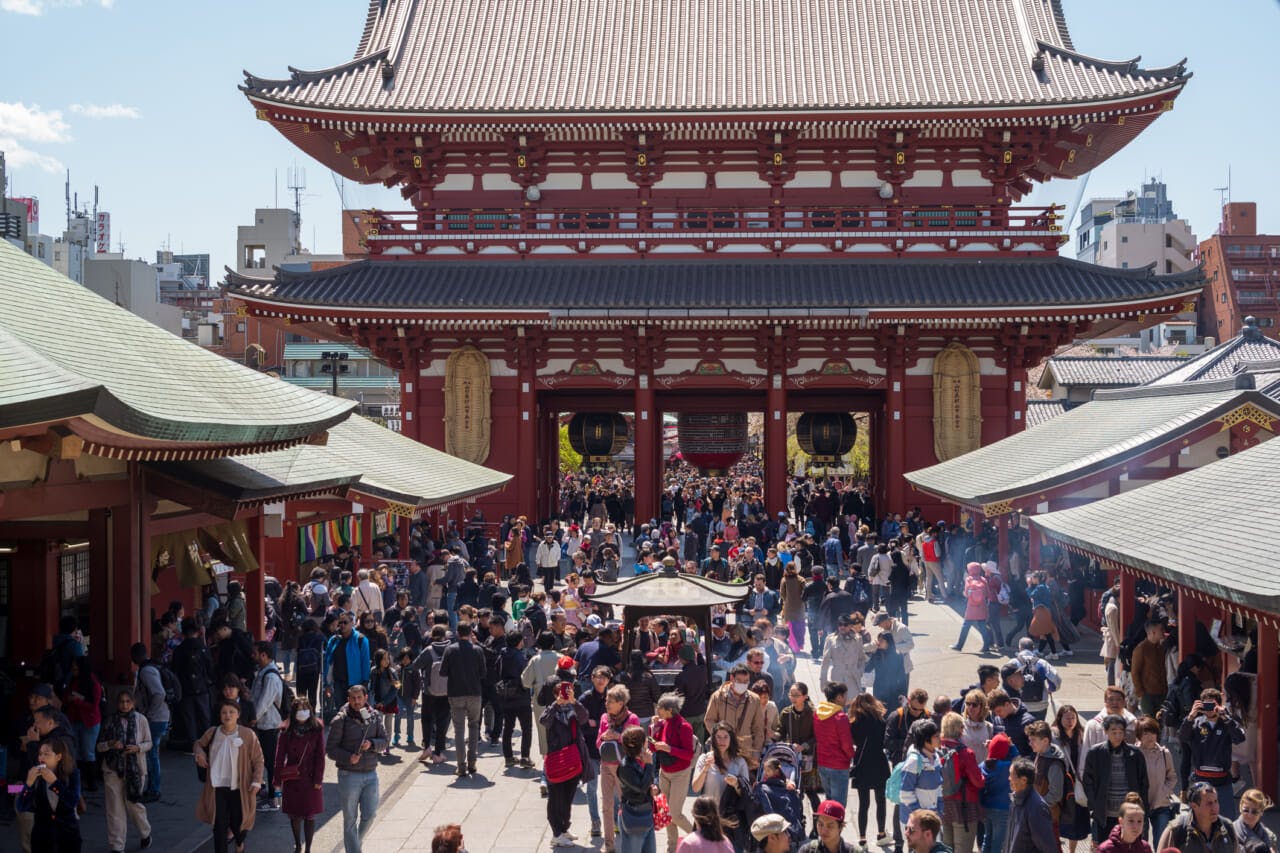 訪日観光客（インバウンド客）　イメージ　