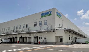 岐阜県安八郡にあるゲンキーの物流センター