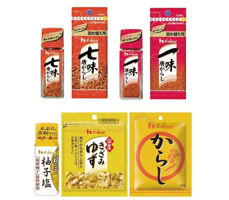 ハウス食品和風系スパイス製品