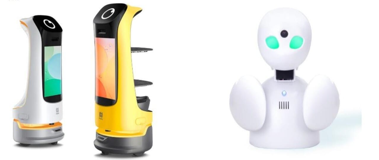 非接触型ロボット「KettyBot」と分身ロボット「Ori Hime」
