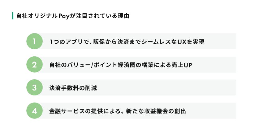 自社オリジナルPayが注目されている理由