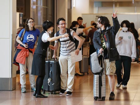 日本に入国した人たち