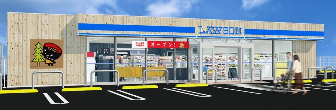 ローソン久慈川貫店（オープン時のイメージ画像）