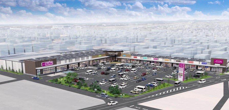 「イオンタウン浜松新橋」完成イメージ図