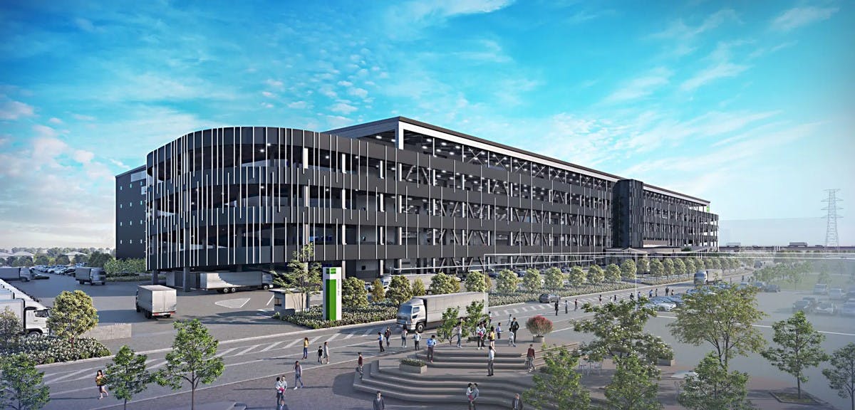 アダストリアが茨城県に開設する物流センター「常総DC」のイメージ