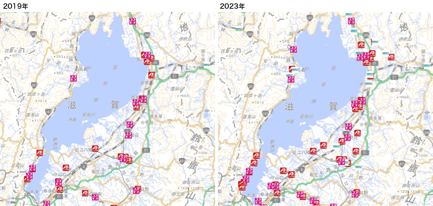 図6：琵琶湖エリア