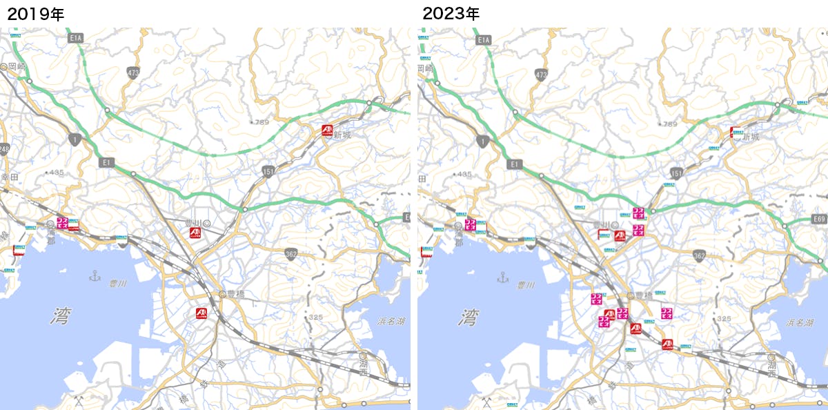 図8：豊橋エリア