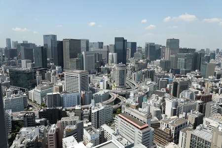 都心の高層ビル群