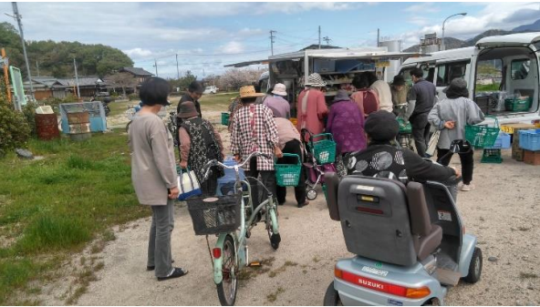 （アイキャッチ）フジ移動スーパー「おまかせくん」でのお買い物の様子