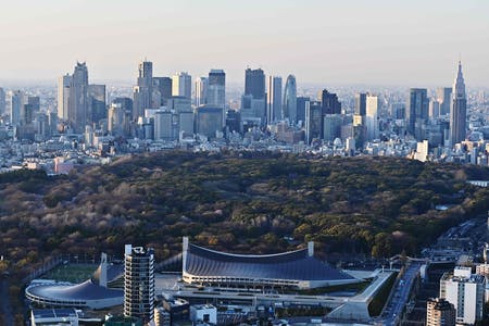 東京・新宿の高層ビル群