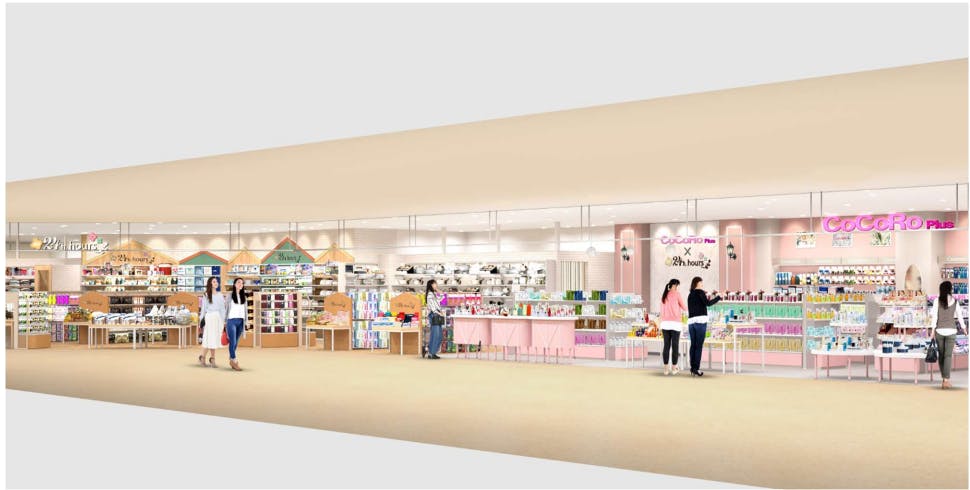 CoCoRo Plus日生中央サピエ店　売場イメージ図