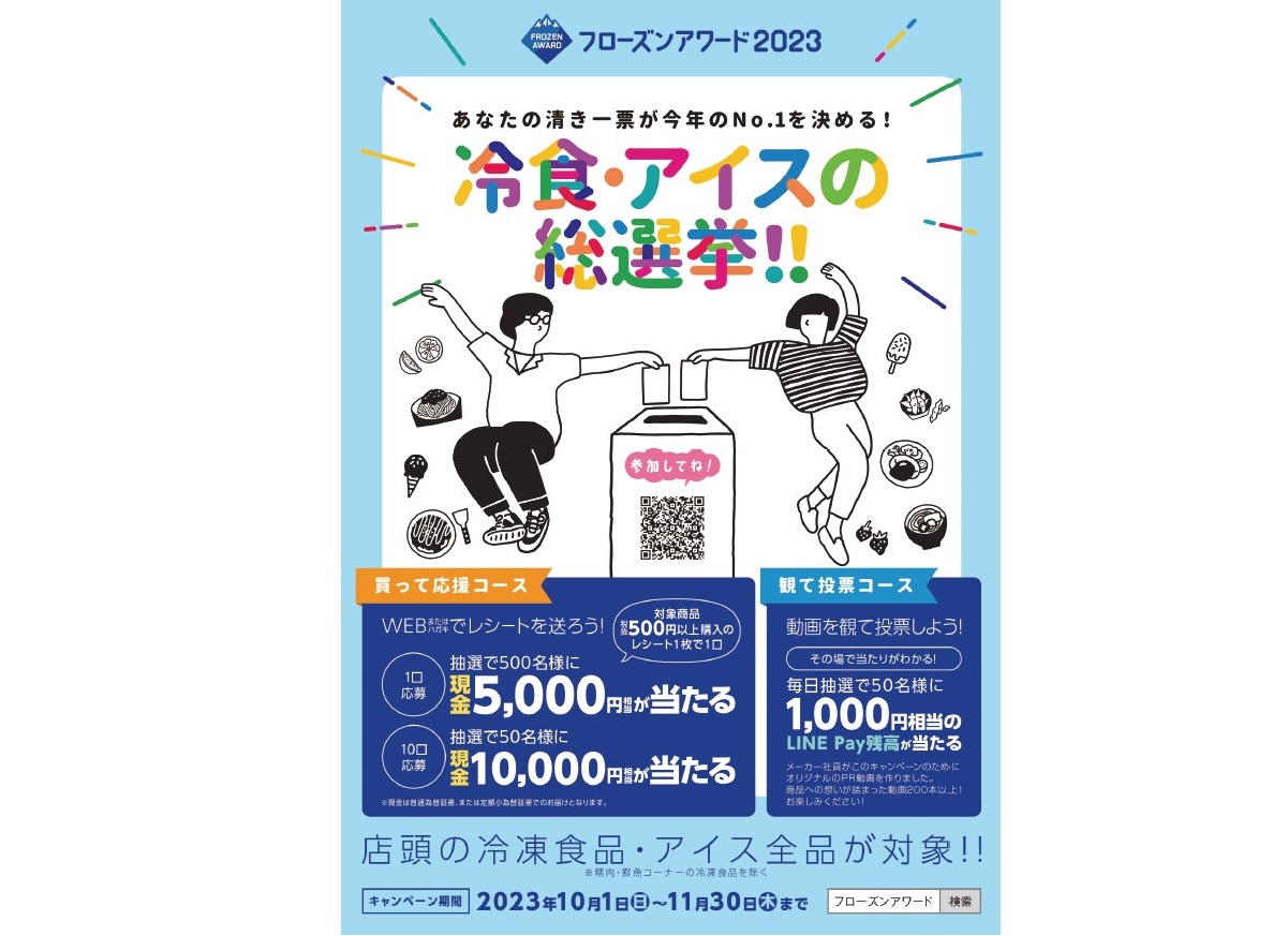 冷食・アイスの総選挙広告