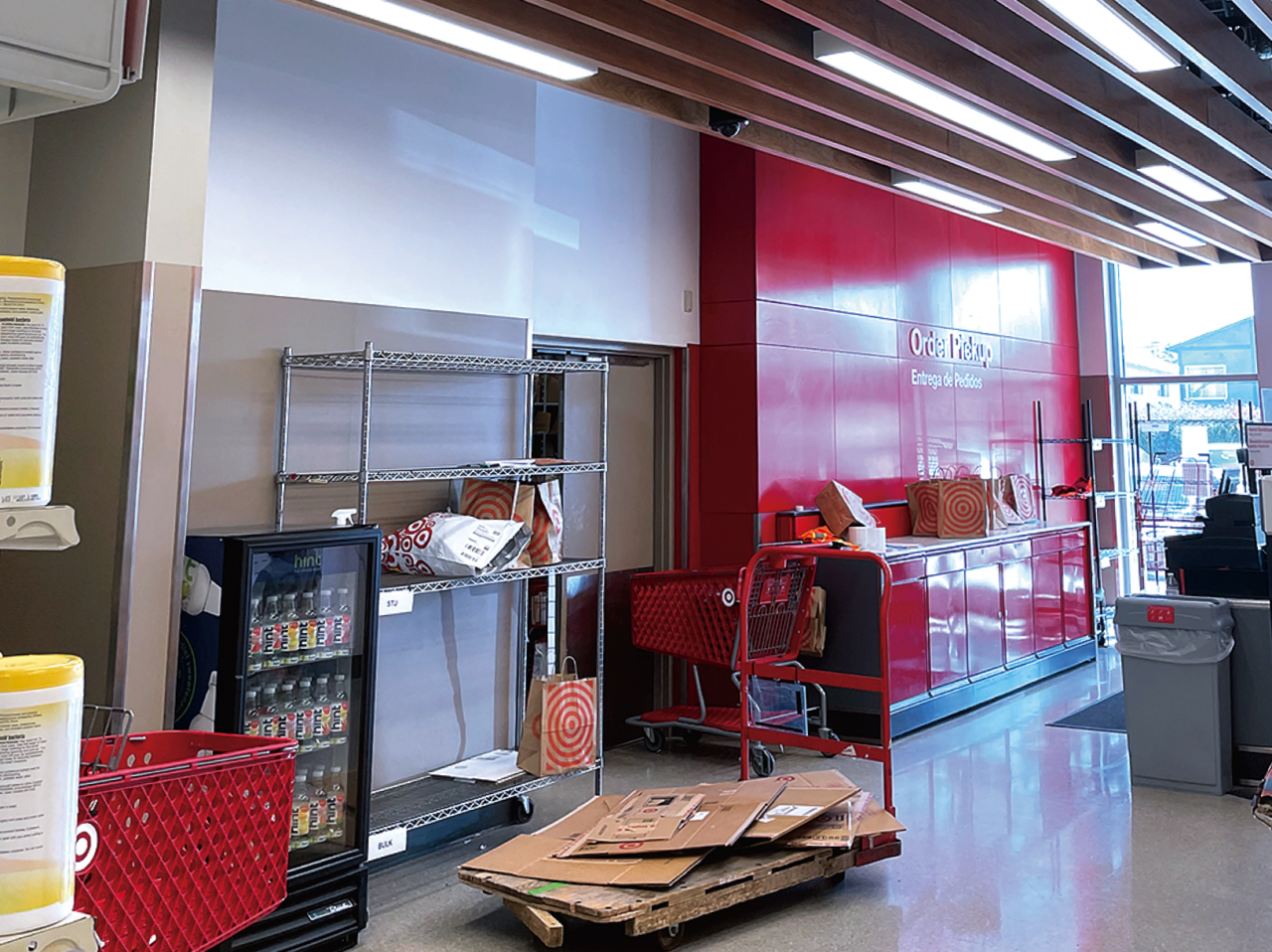 ターゲットのインストアピックアップコーナー