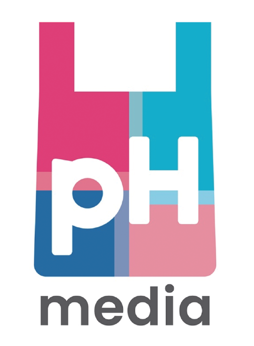 リトマス試験紙を模した企業ロゴ