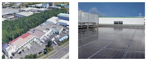 ラルズ東光生鮮流通センターに導入した太陽光発電設備
