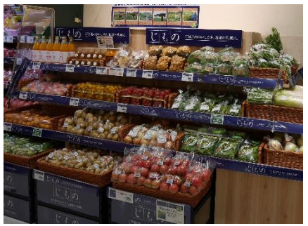 マックスバリュ岡崎美合店のじものコーナー