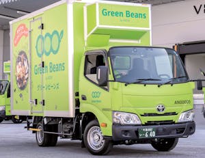 Green Beansの配送車