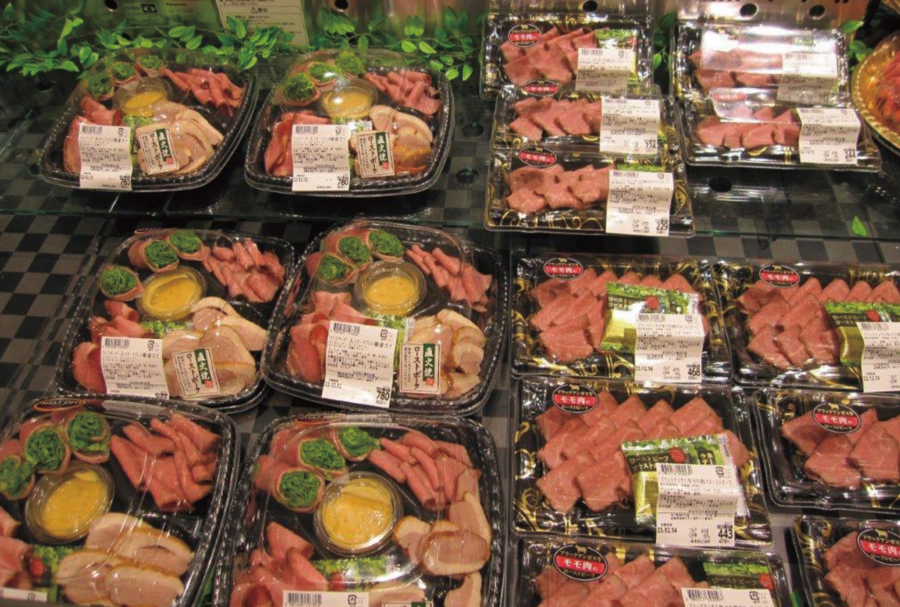 肉総菜「ローストビーフ」や「ローストポーク」