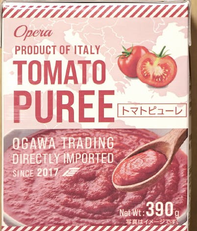 小川貿易直輸入のイタリア産トマトピューレ