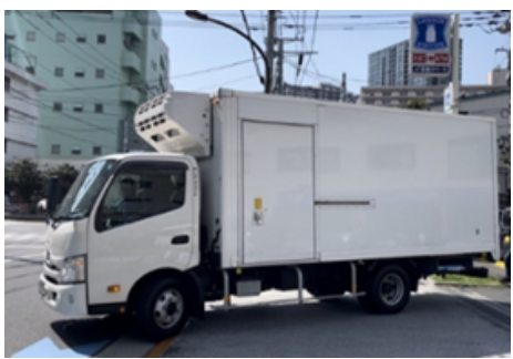 ローソンの配送トラック