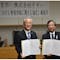 オギノと富士宮市との「災害時における物資供給に関する協定」締結式