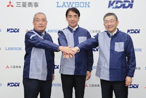 ローソン、三菱商事、KDDIの3社