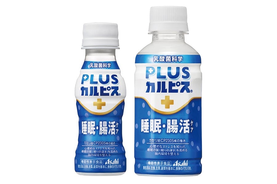 アサヒ飲料「PLUSカルピス睡眠・腸活ケア」