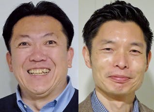 カインズフードサービスの須田昌広社長（左）、マーケティング・新業態開発部部長の中元雅也氏（右）