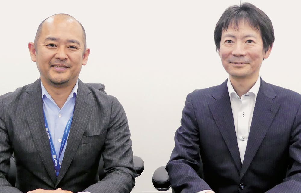 左から Retail AI執行役員 永井義秀氏 NECリテール ソリューション事業部門 主席ビジネス プロデューサーの 納富功充氏