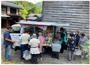 平和堂の移動販売の様子