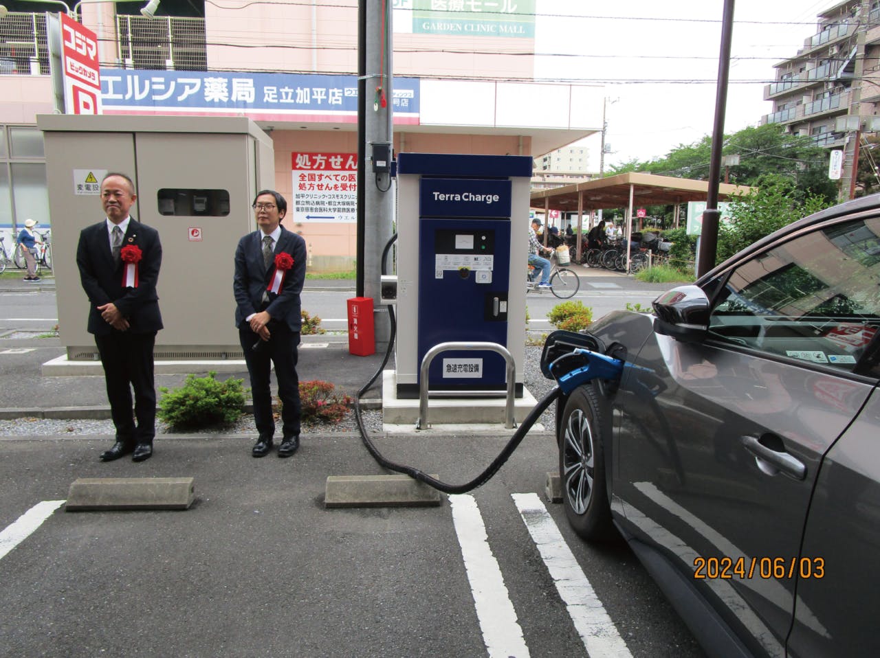 150kWのEV急速充電器1基