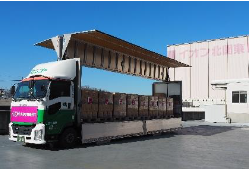 イオン　能登半島地震時、支援物資配送